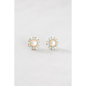 Audrey Stud-Blue - Janet and Jo