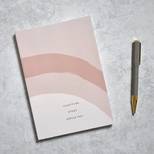 Gratitude Journal-100 Days of Gratitude (Dusty Rose, Gold Foiled)