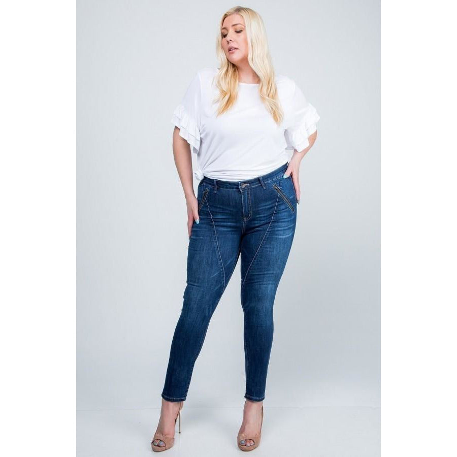 High Rise Skinny Jeans- Curvy