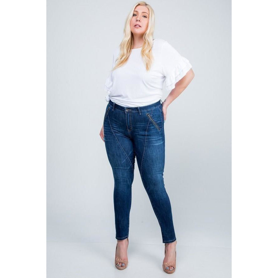 High Rise Skinny Jeans- Curvy