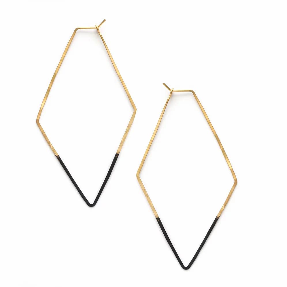 Sleek Rhombus Earrings - Janet and Jo