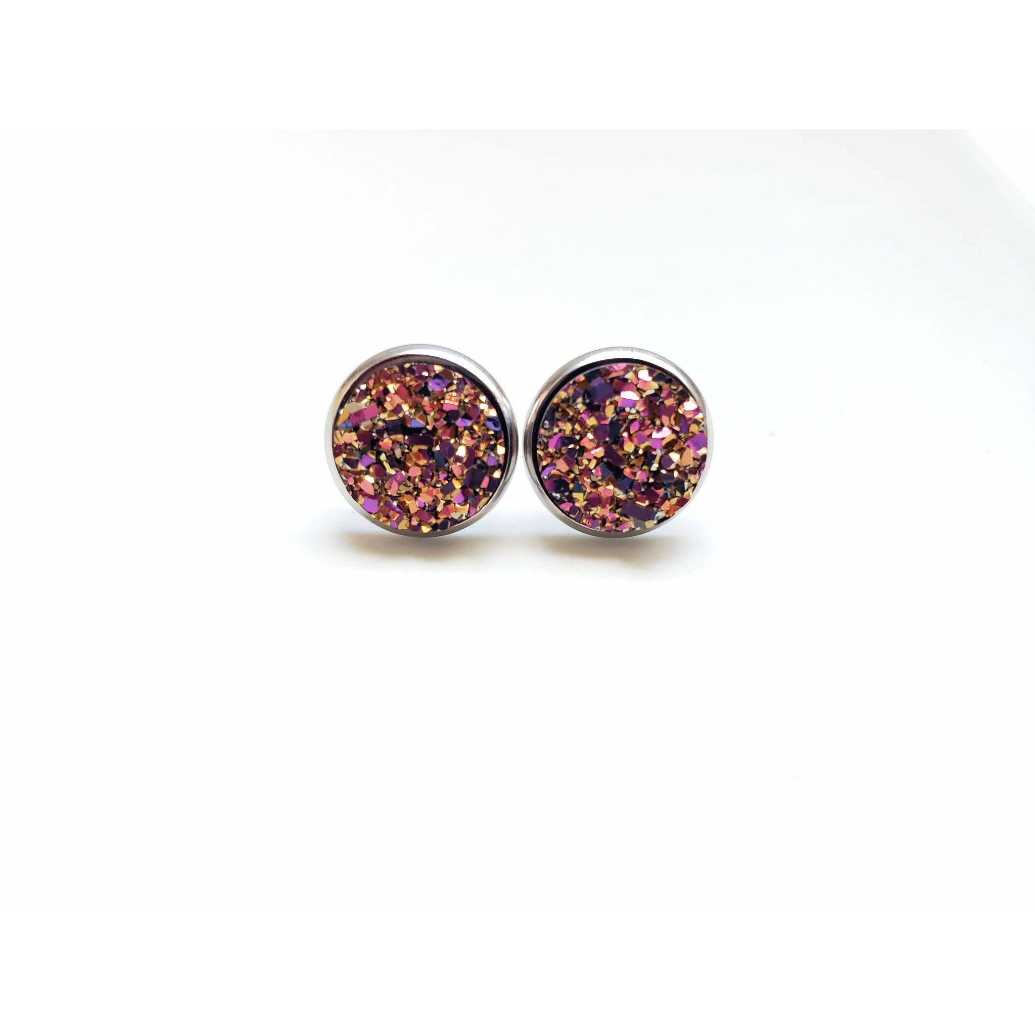 Druzy Inspired Stud Earrings