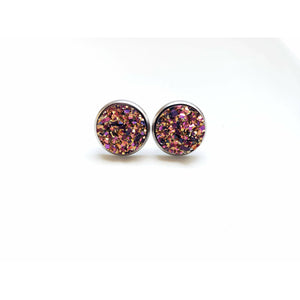 Druzy Inspired Stud Earrings